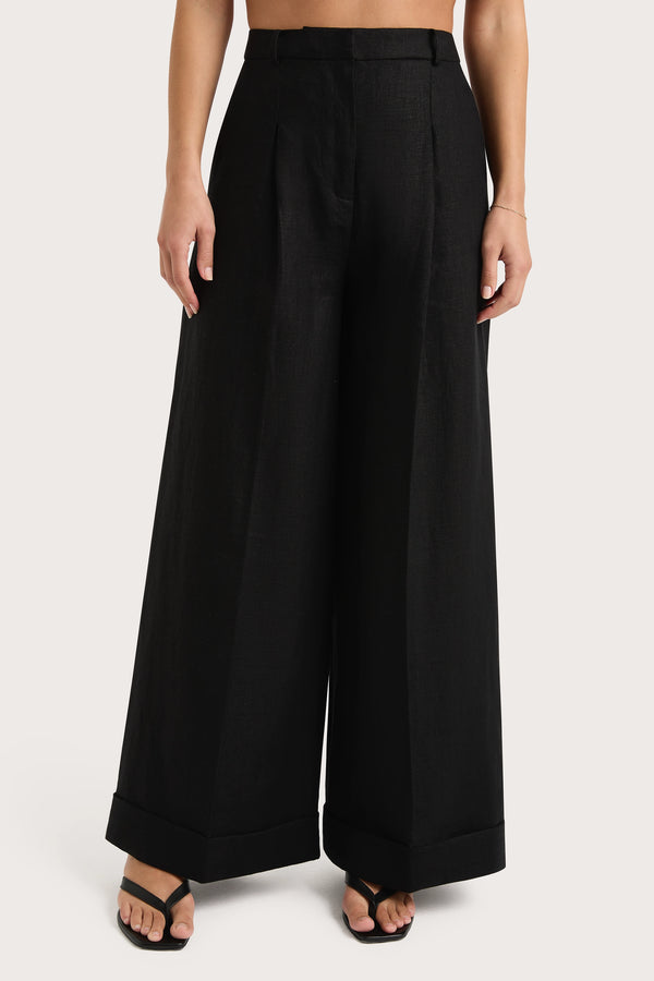 Faithfull The Brand Clove Trouser Black - Final Sale