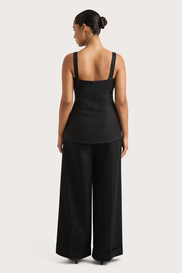 Faithfull The Brand Clove Trouser Black - Final Sale