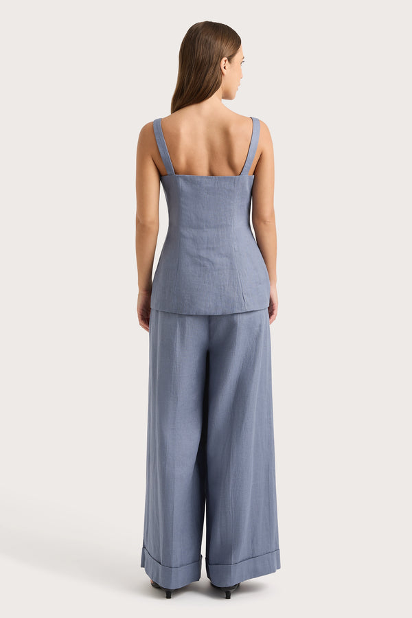 Faithfull The Brand Clove Trouser Cornflower Blue