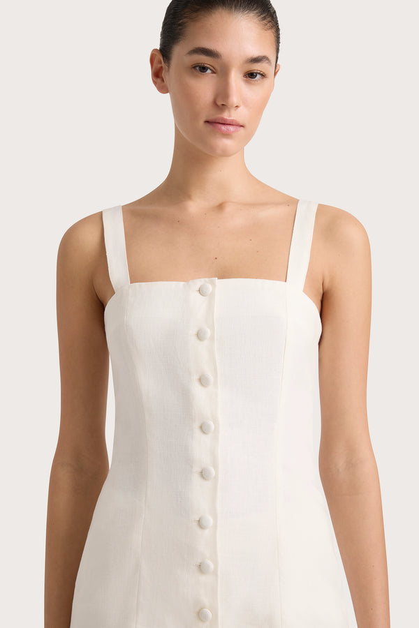 Faithfull The Brand Corbiere Vest White - Final Sale