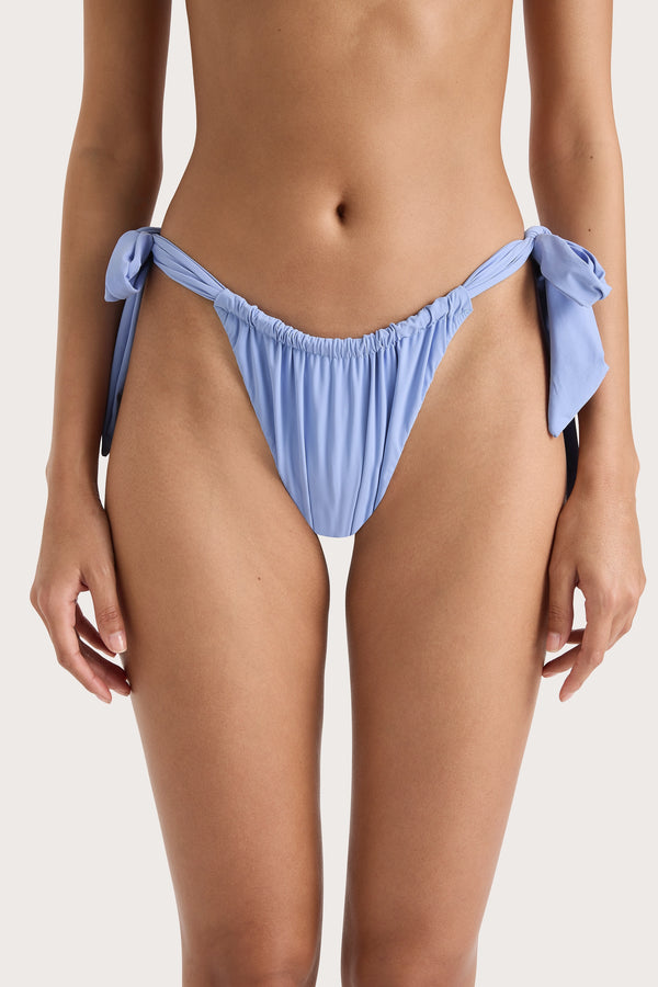 Faithfull The Brand Costa Bikini Bottoms Blue