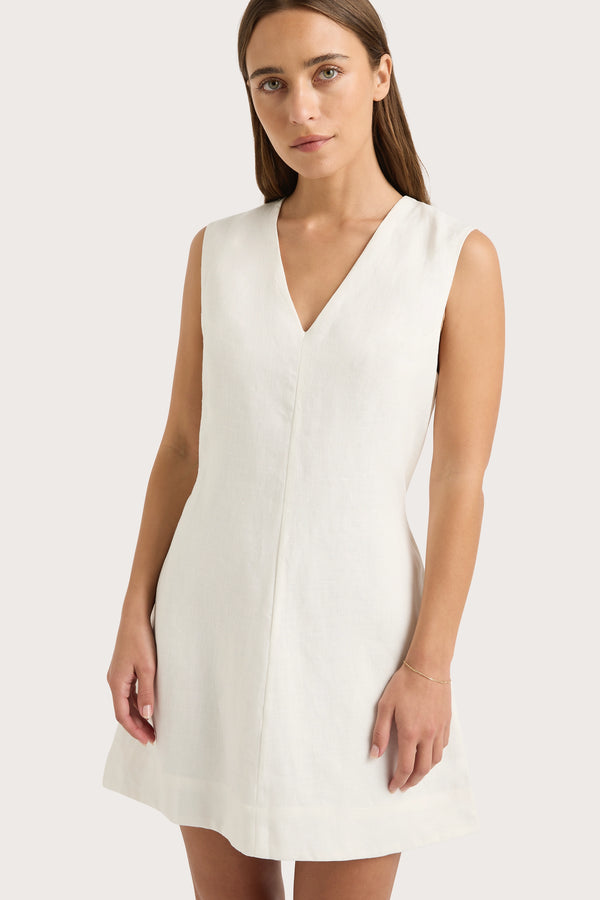 Faithfull The Brand Daiane Mini Dress White