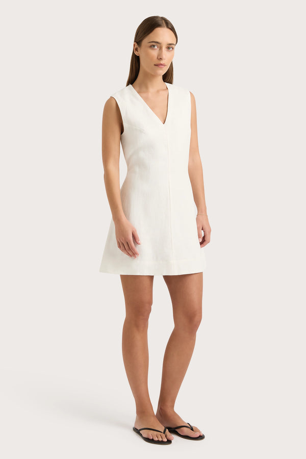 Faithfull The Brand Daiane Mini Dress White