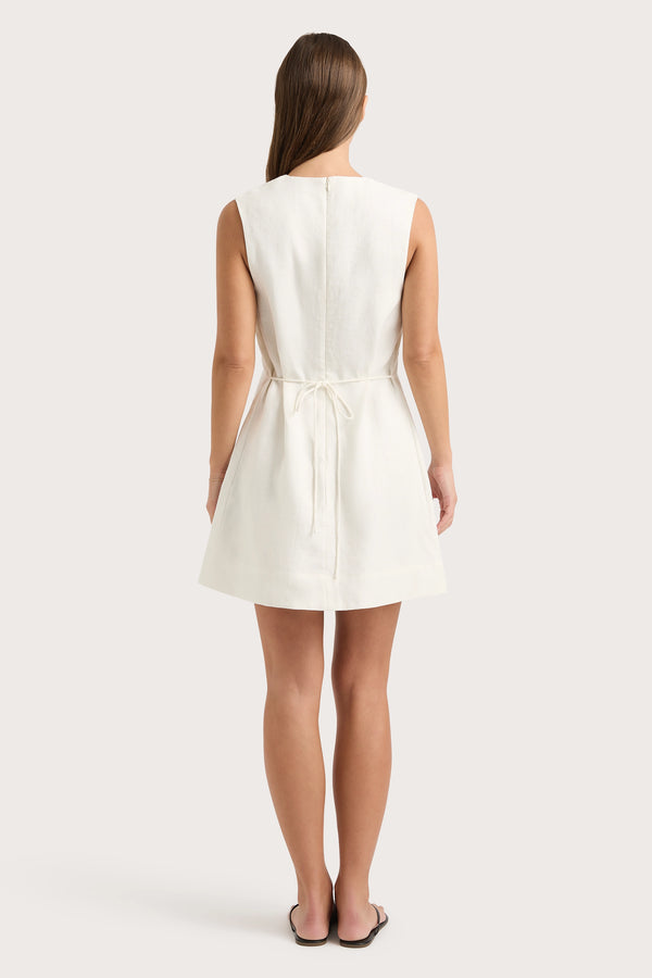 Faithfull The Brand Daiane Mini Dress White