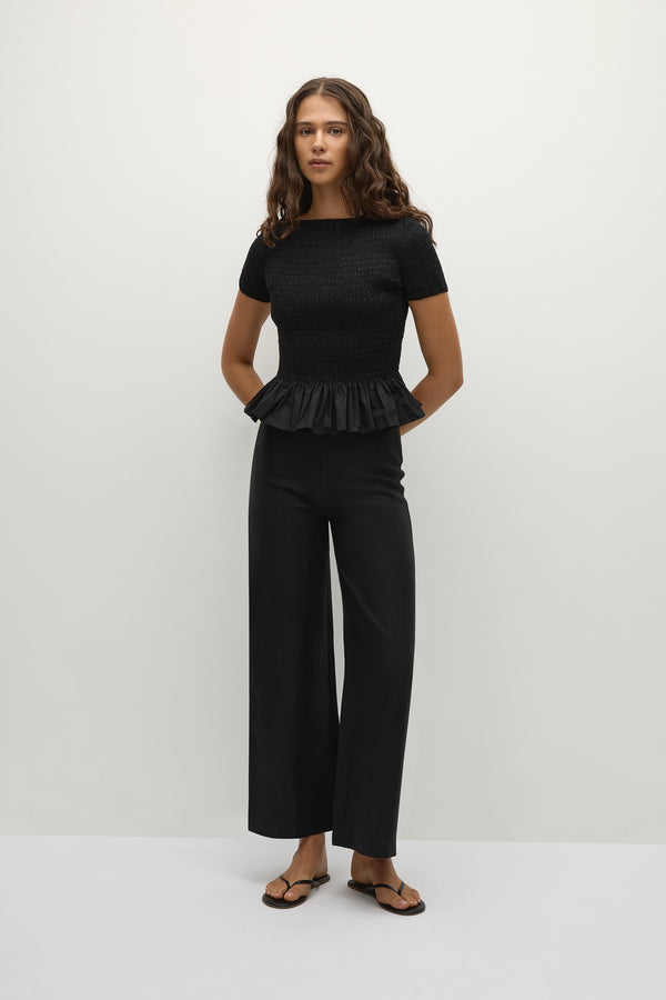 faithfull the brand Deboni Top Black