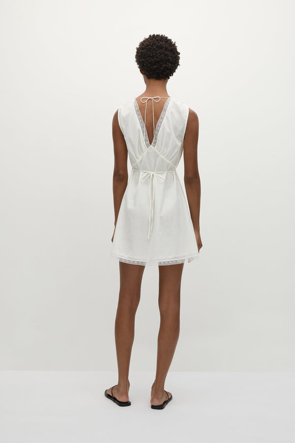 Faithfull The Brand Denise Mini Dress White