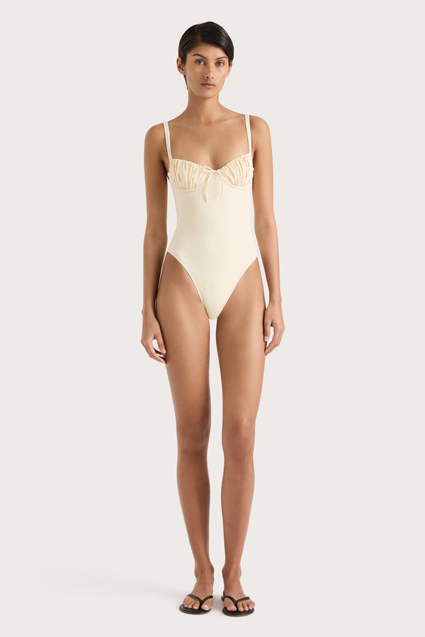 faithfull the brand Dinard One Piece Butter