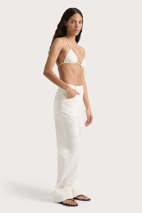 Faithfull The Brand Diso Pant White - Final Sale