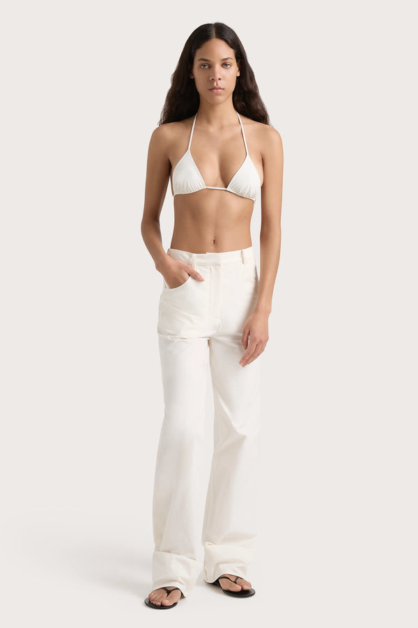 faithfull the brand Diso Pant White - Final Sale