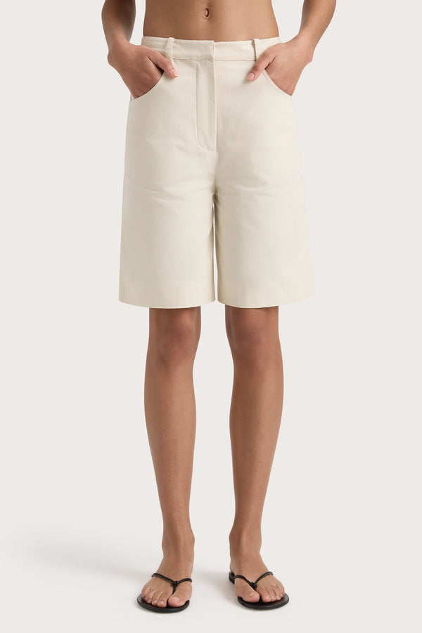 Faithfull The Brand Diso Short Beige - Final Sale