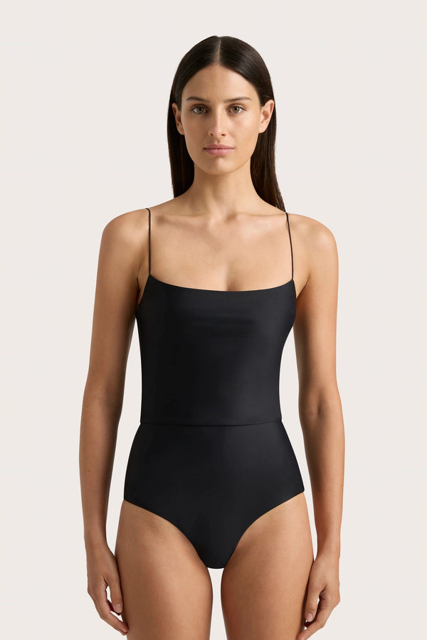 Faithfull The Brand Elea Crop Top Black - Final Sale