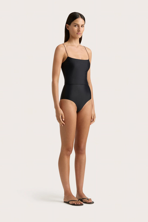 Faithfull The Brand Elea Crop Top Black - Final Sale