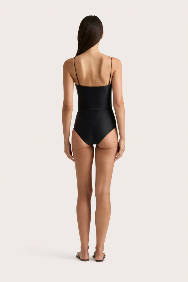 Faithfull The Brand Elea Crop Top Black - Final Sale