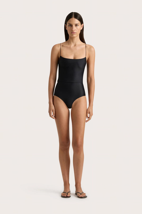 faithfull the brand Elea Crop Top Black - Final Sale