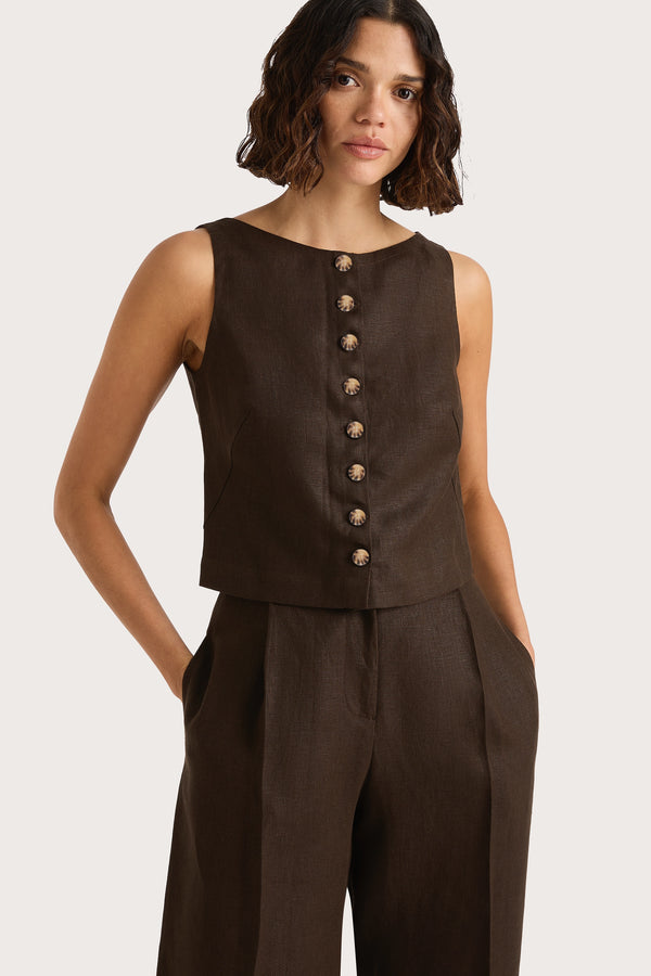 faithfull the brand Elia Top Coffee