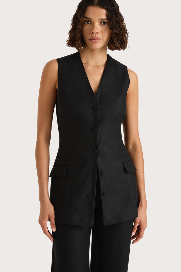 Faithfull The Brand Eloise Vest Black