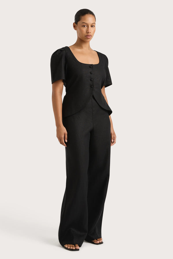 Faithfull The Brand Emma Vest Black - Final Sale