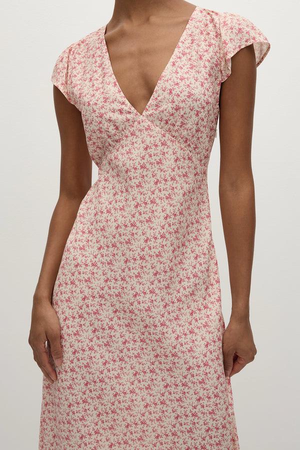 Faithfull The Brand Esson Midi Dress Sakura Floral