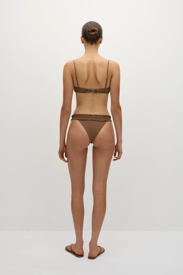 Faithfull The Brand Esterel Bikini Bottom Clay