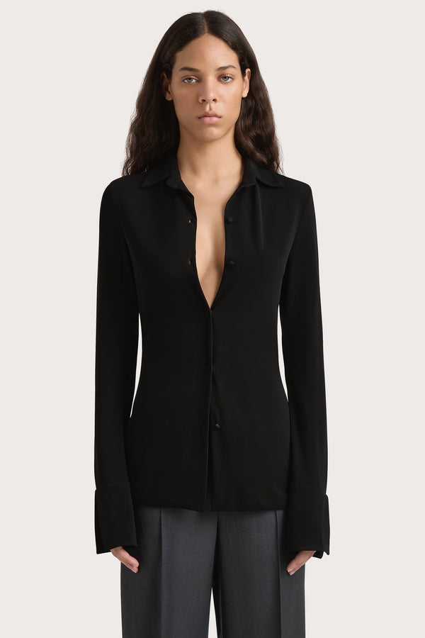 Faithfull The Brand Eze Shirt Black - Final Sale