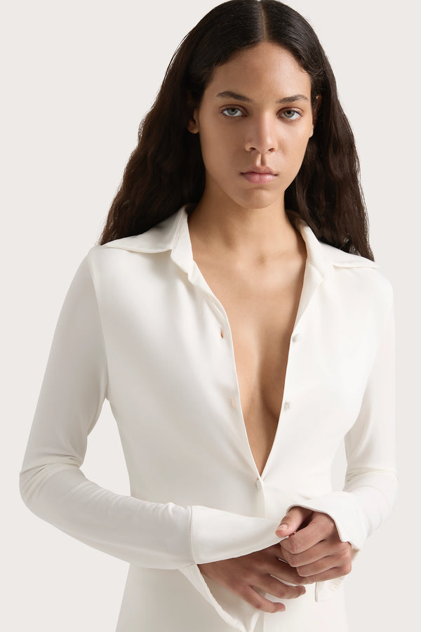 Faithfull The Brand Eze Shirt White - Final Sale