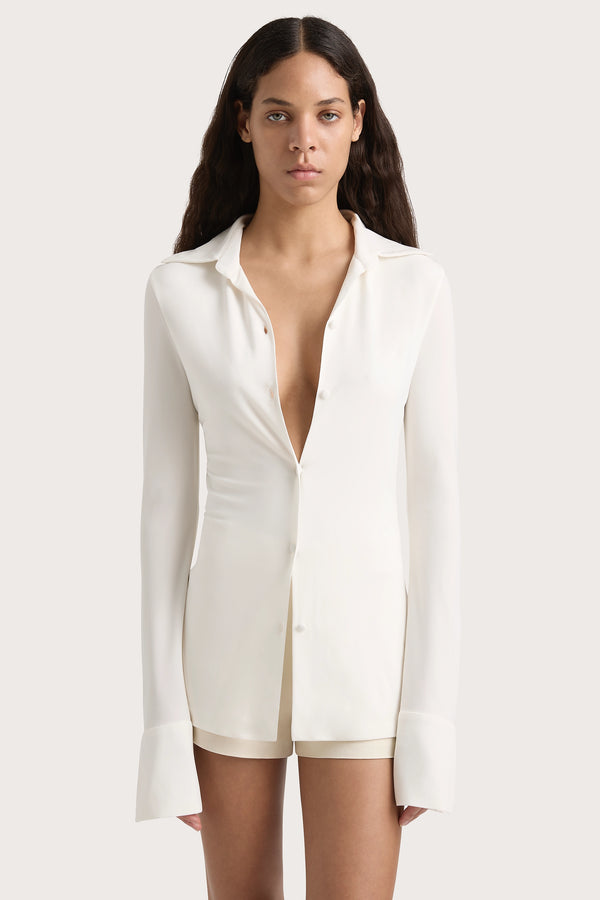 Faithfull The Brand Eze Shirt White - Final Sale