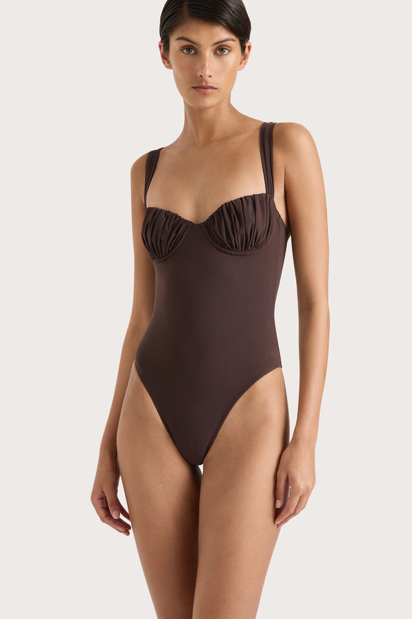 Faithfull The Brand Frida One Piece Coffee