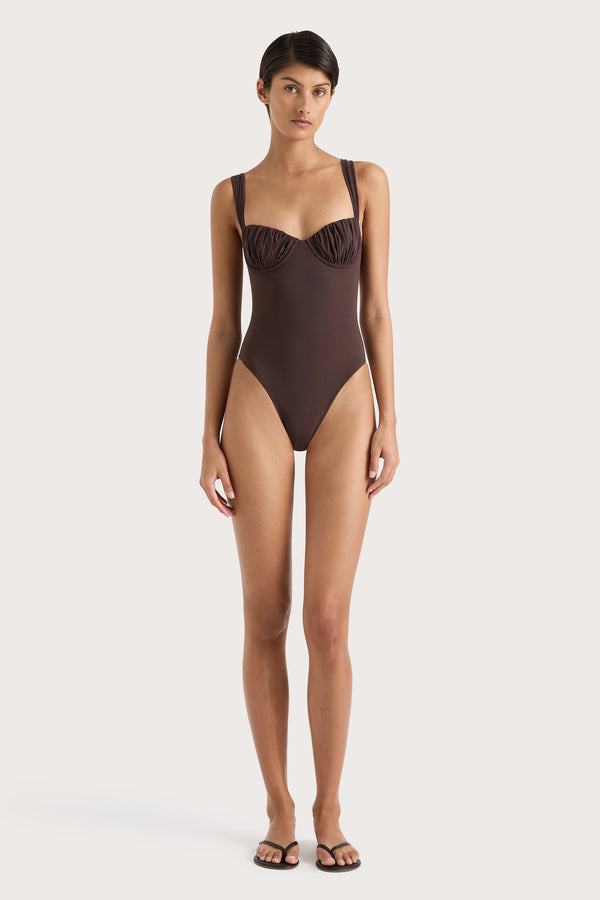 faithfull the brand Frida One Piece Coffee