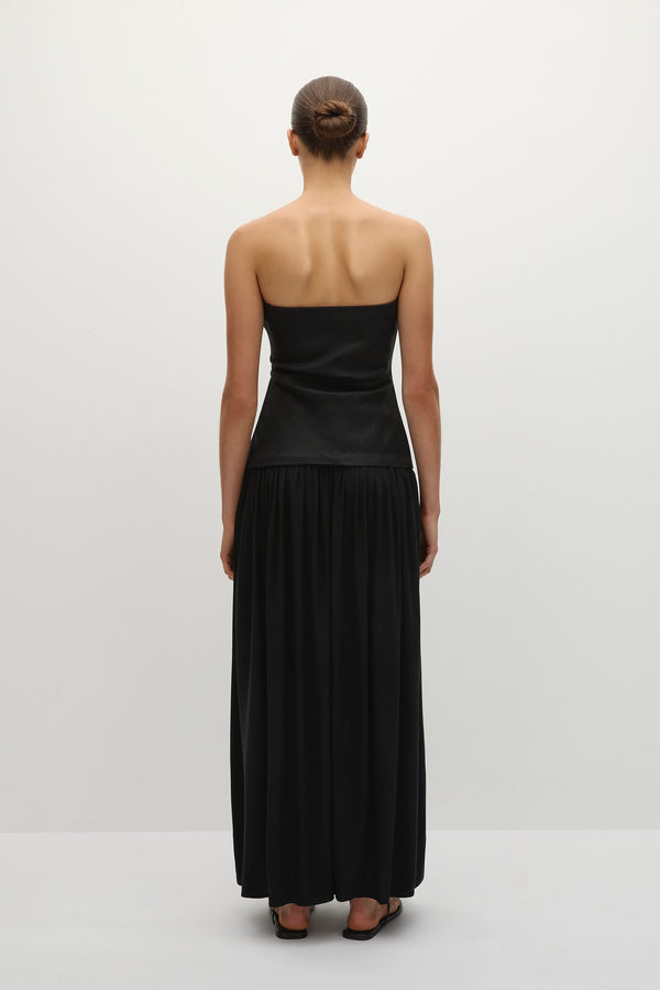 Faithfull The Brand Hedy Maxi Dress Black