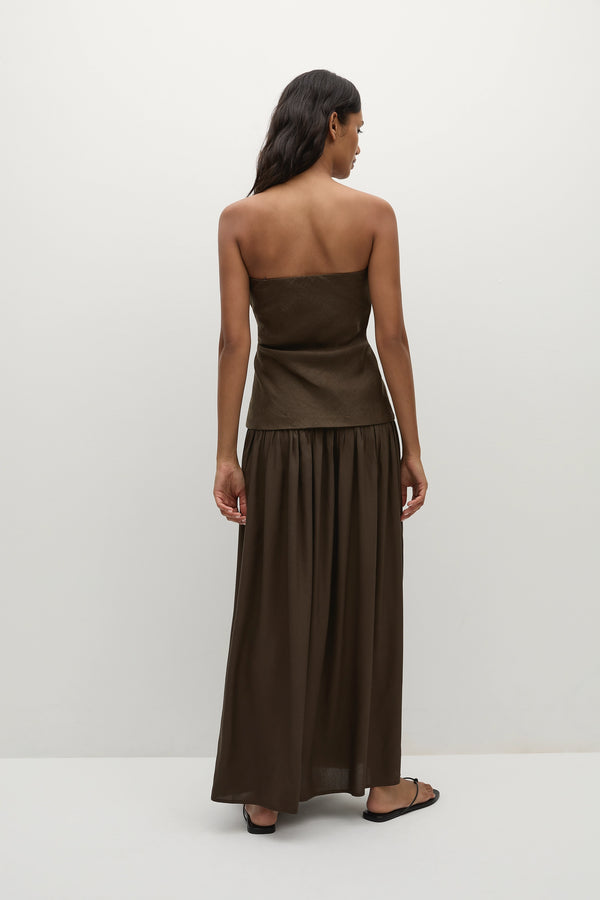 Faithfull The Brand Hedy Maxi Dress Forest