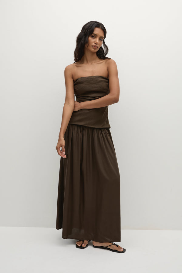 faithfull the brand Hedy Maxi Dress Forest