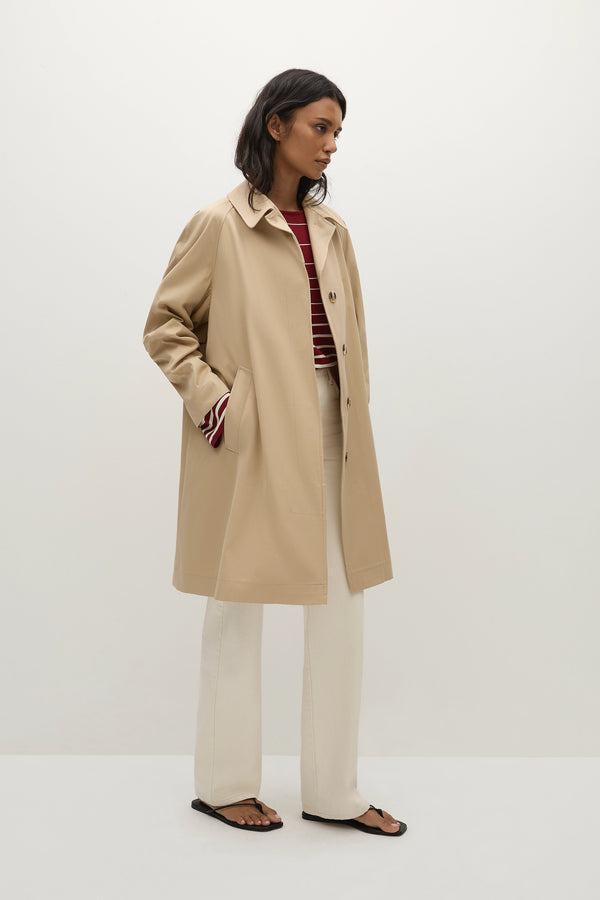 Faithfull The Brand Henrik Coat Fawn