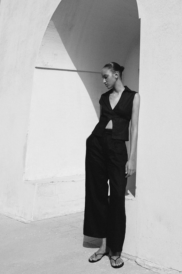 Faithfull The Brand Ida Pant Black - Final Sale