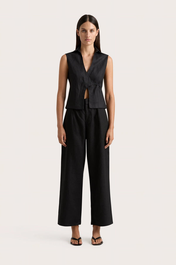 Faithfull The Brand Ida Pant Black - Final Sale