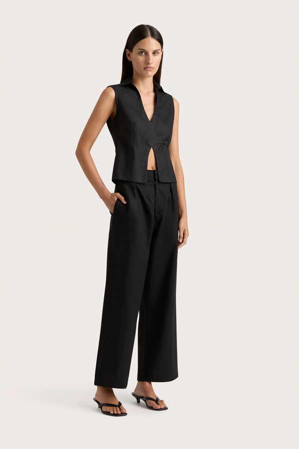 faithfull the brand Ida Pant Black - Final Sale