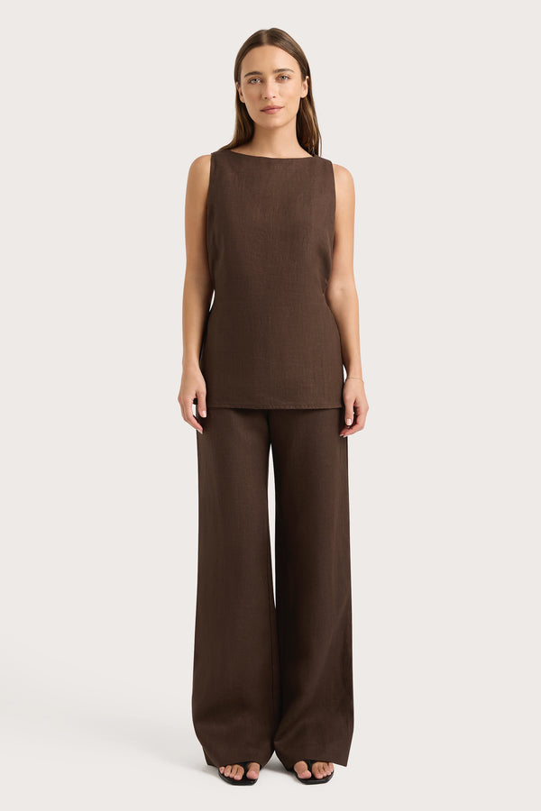 faithfull the brand Ilride Pant Bistre - Final Sale