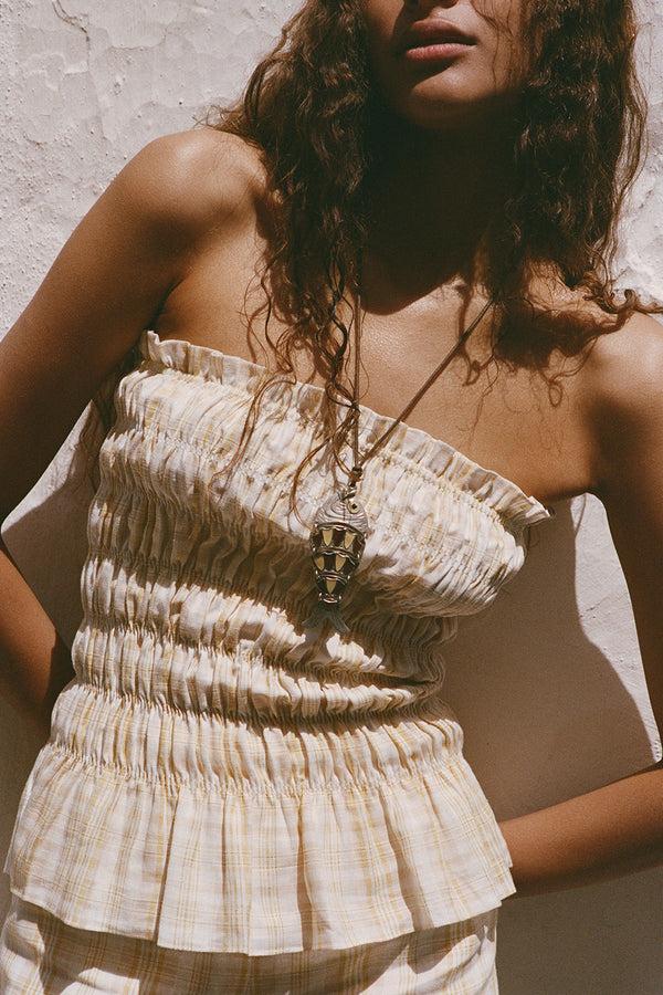 Faithfull The Brand Iris Top Piato Check