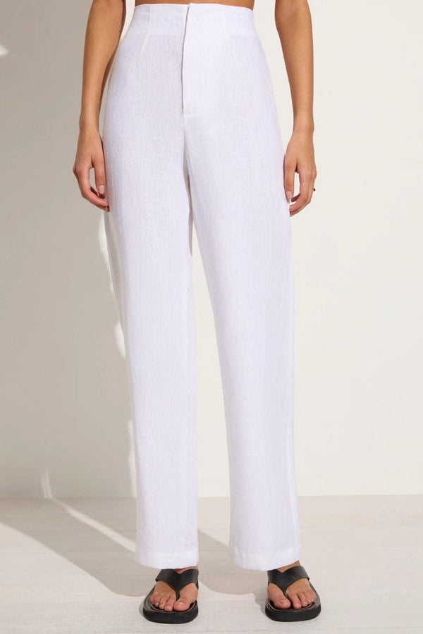 Faithfull The Brand Isotta Pant White - Final Sale