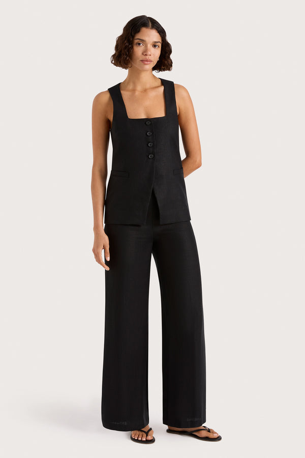 Faithfull The Brand Jackie Vest Black