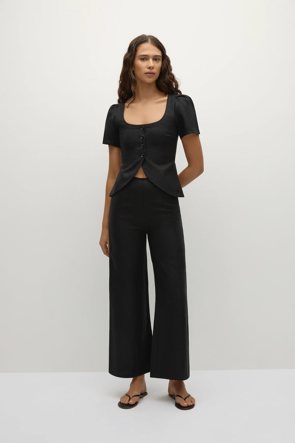 faithfull the brand Jean Pant Black