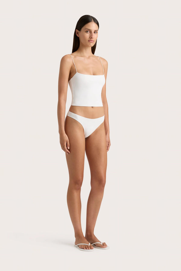 Faithfull The Brand Jean Swim Top White - Final Sale