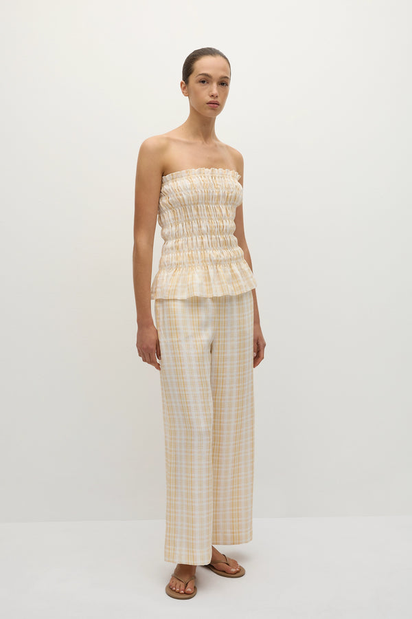 Faithfull The Brand Jones Pant Piato Check