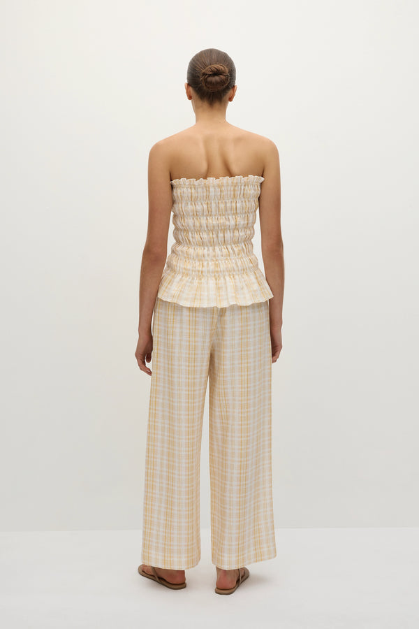 Faithfull The Brand Jones Pant Piato Check