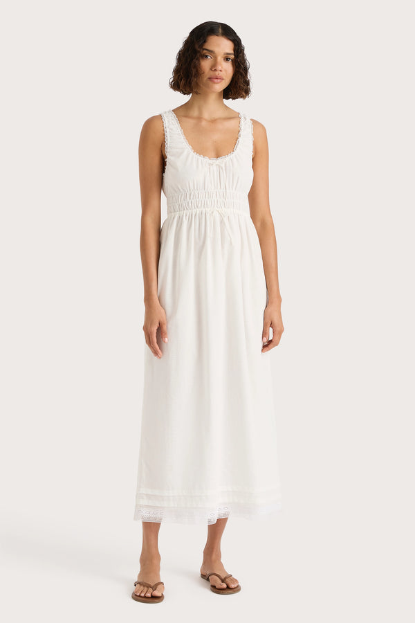 faithfull the brand Juliet Dress White