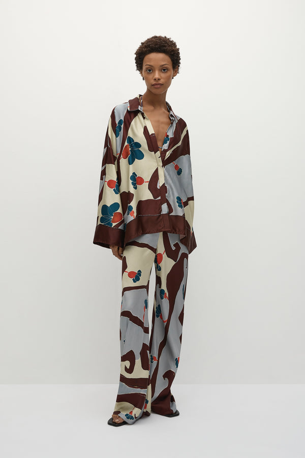 faithfull the brand Karys Shirt Mandraki Floral