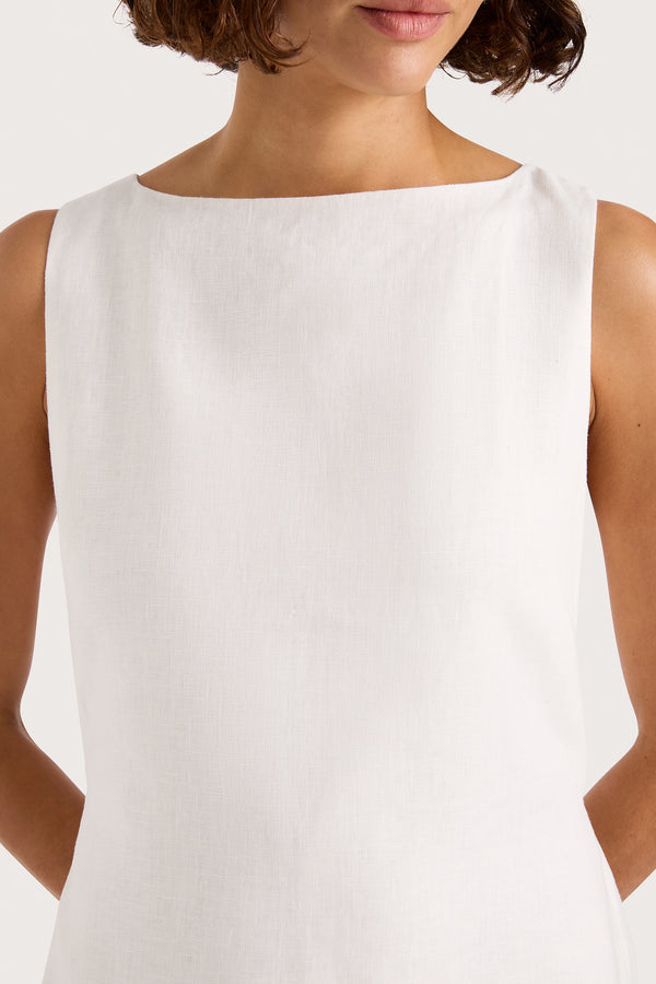 Faithfull The Brand Kelly Mini Dress White