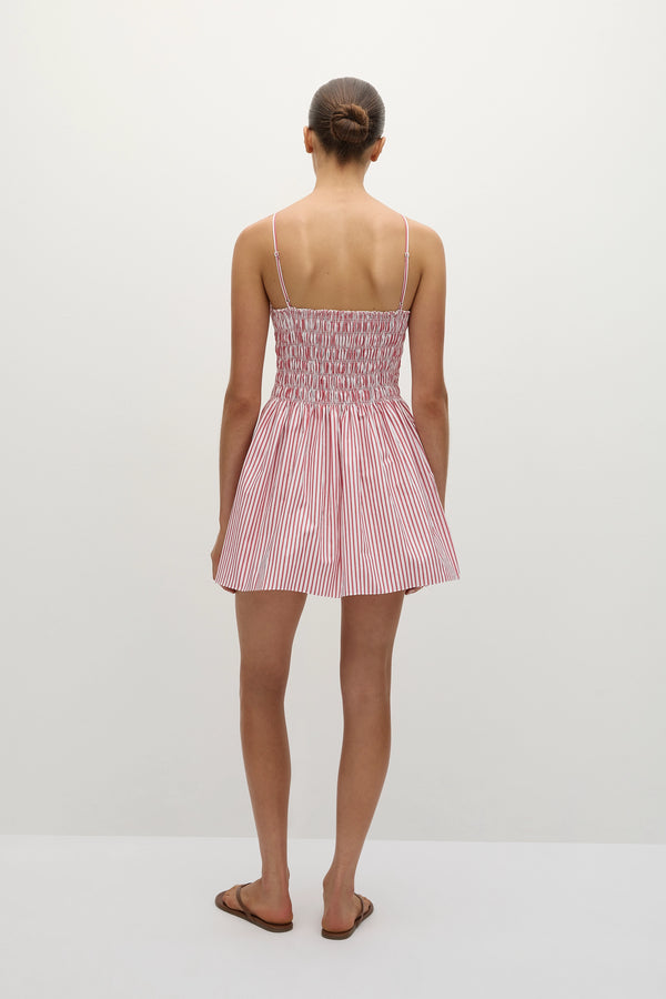 Faithfull The Brand Laia Mini Dress Riviera Stripe