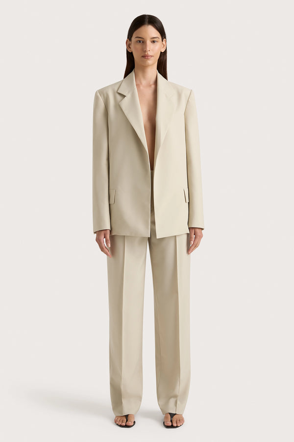 faithfull the brand Lena Blazer Beige - Final Sale