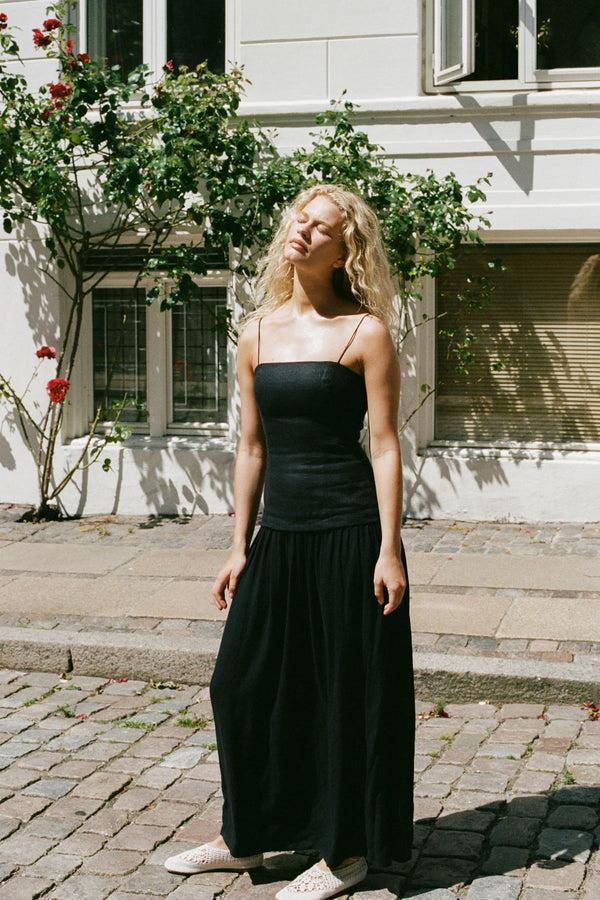 Faithfull The Brand Lenise Maxi Dress Black
