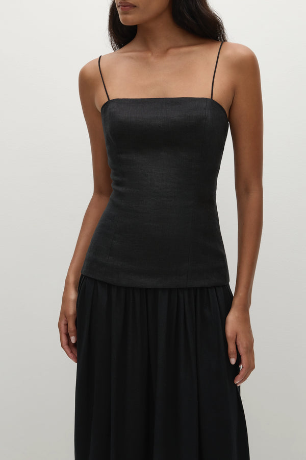 Faithfull The Brand Lenise Maxi Dress Black
